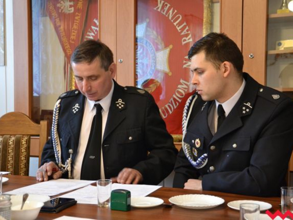 Jednostka z Mikuszewa podsumowała miniony rok. Na zebranie nie przyszło wielu