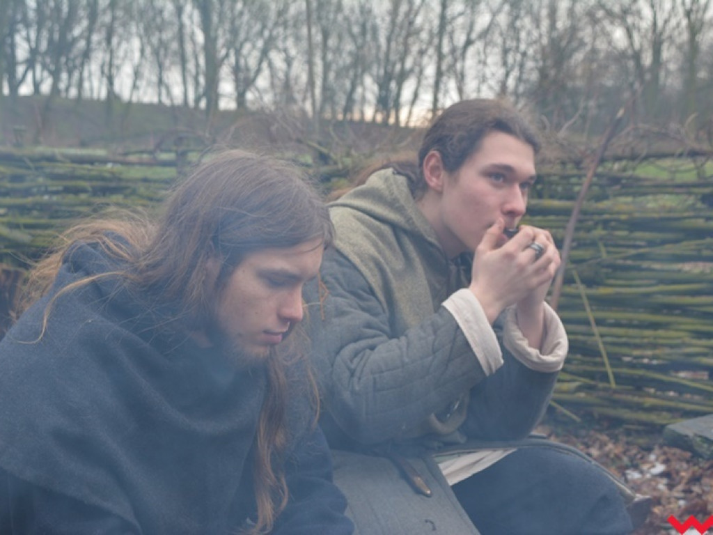 Wojowie ze Stowarzyszenia „Aurea Tempora” przetrwali zimę w Grzybowie