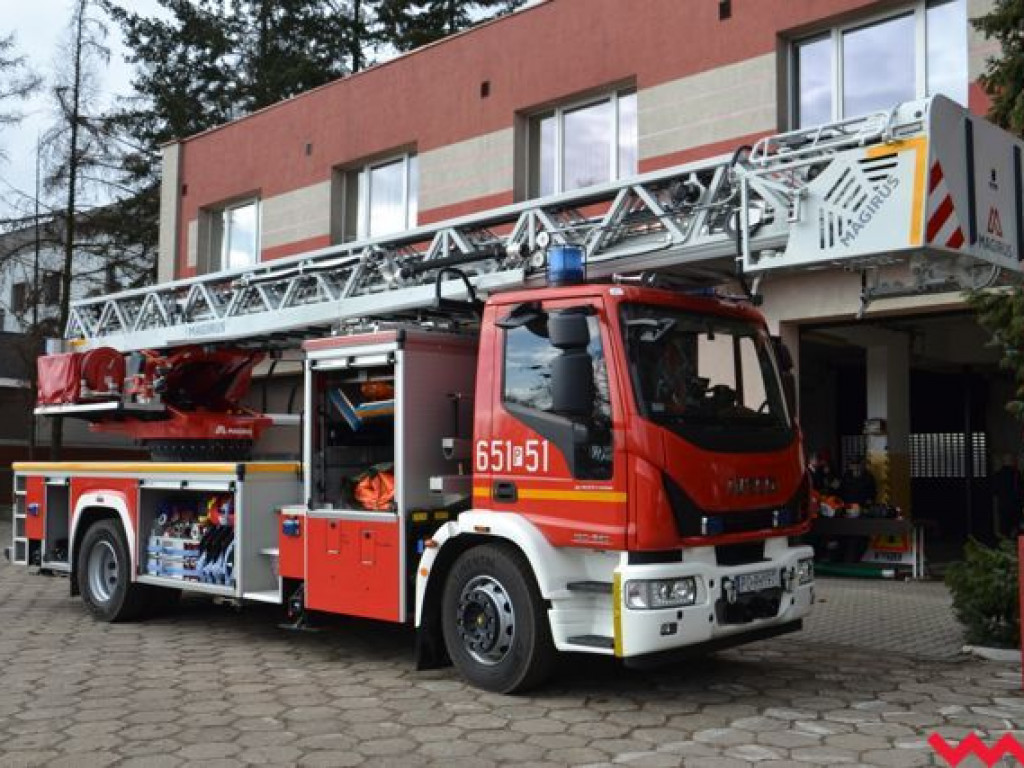 Strażacy podsumowali rok. Oficjalnie przekazano im też kluczyki do podnośnika