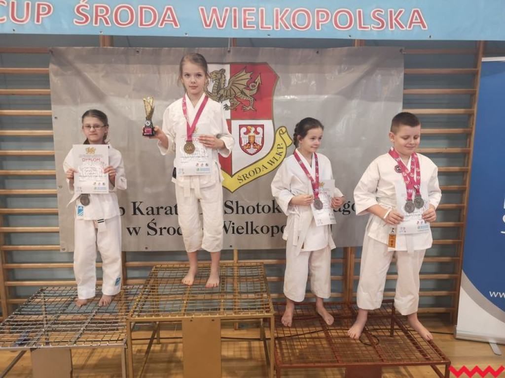 Dobry występ zawodników Wrzesińskiego Klubu Karate podczas turnieju w Środzie Wlkp.