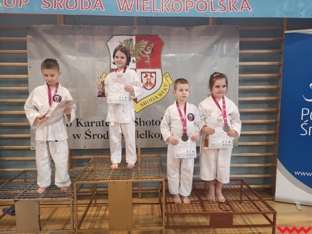 Dobry występ zawodników Wrzesińskiego Klubu Karate podczas turnieju w Środzie Wlkp.