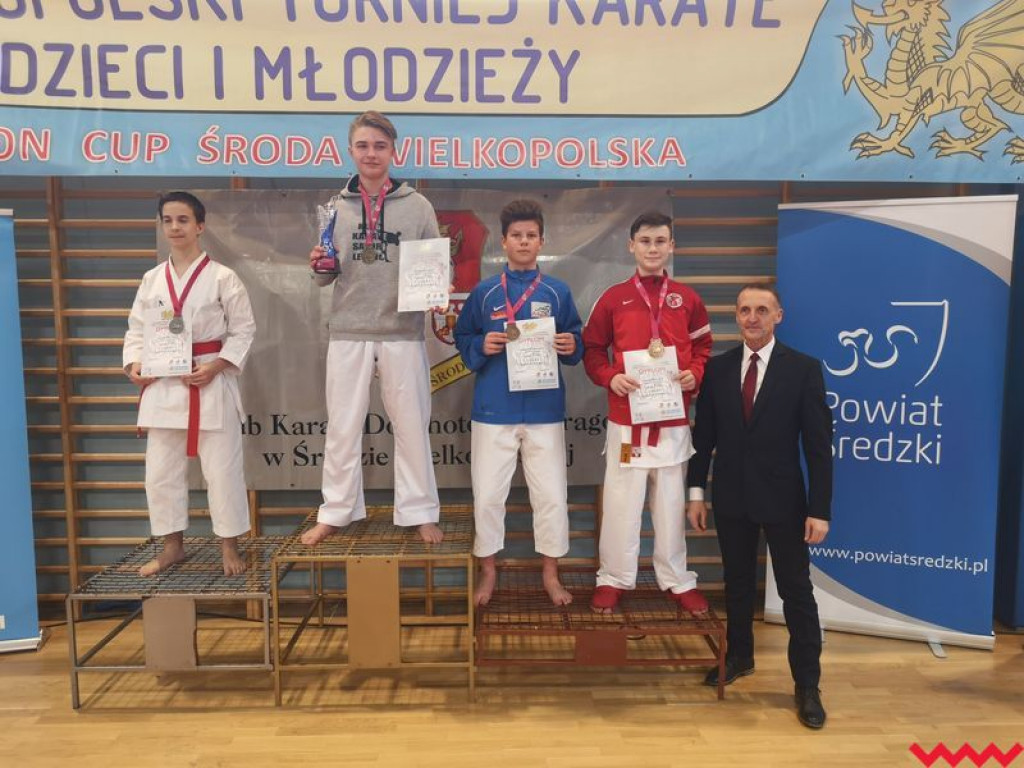 Dobry występ zawodników Wrzesińskiego Klubu Karate podczas turnieju w Środzie Wlkp.