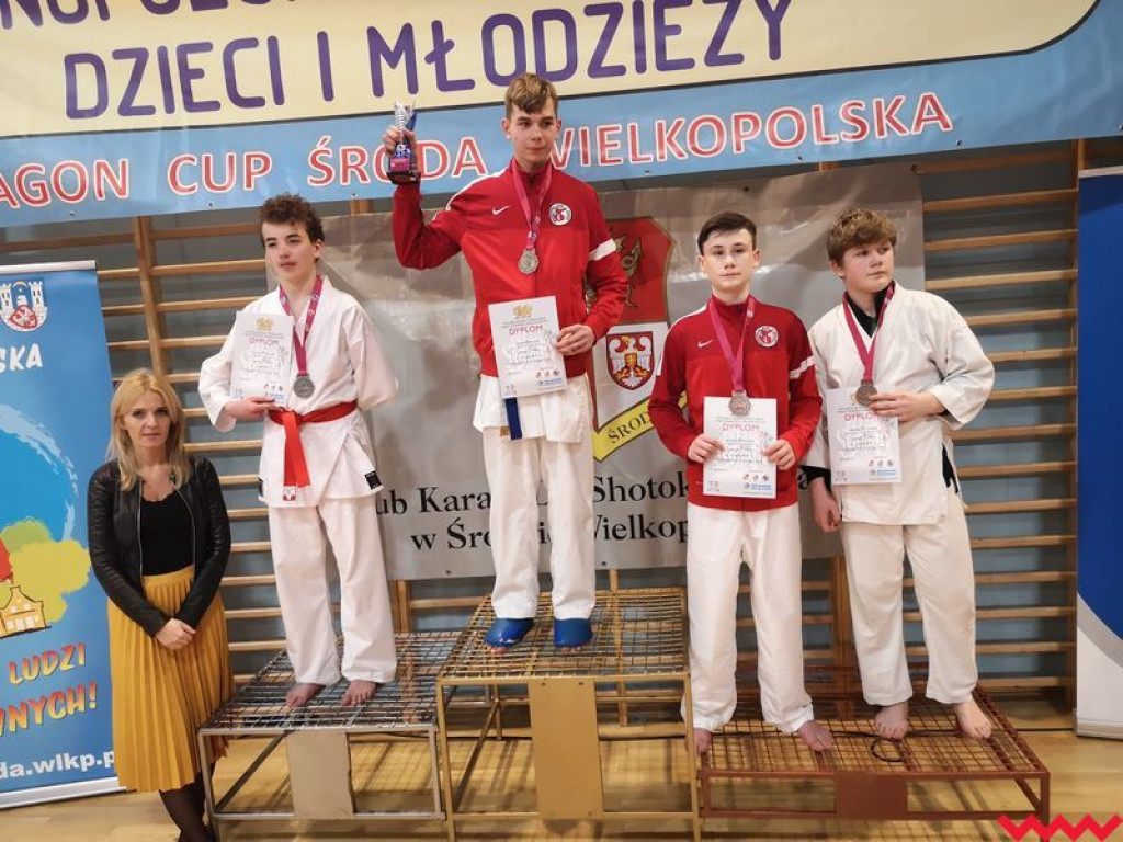 Dobry występ zawodników Wrzesińskiego Klubu Karate podczas turnieju w Środzie Wlkp.