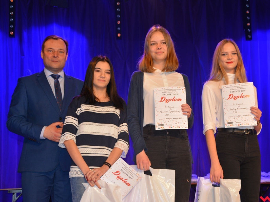 Najzdolniejsze dzieci i młodzież nagrodzone w czasie „Talentów” 2019