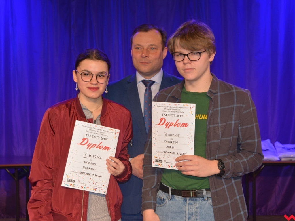 Najzdolniejsze dzieci i młodzież nagrodzone w czasie „Talentów” 2019