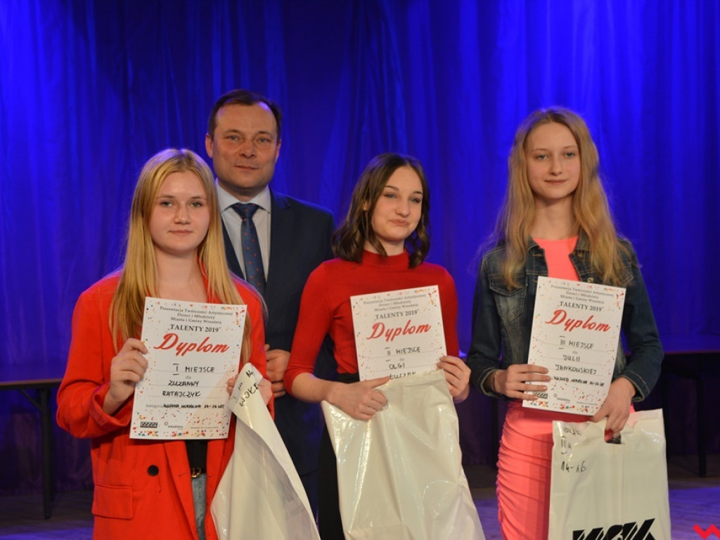 Najzdolniejsze dzieci i młodzież nagrodzone w czasie „Talentów” 2019