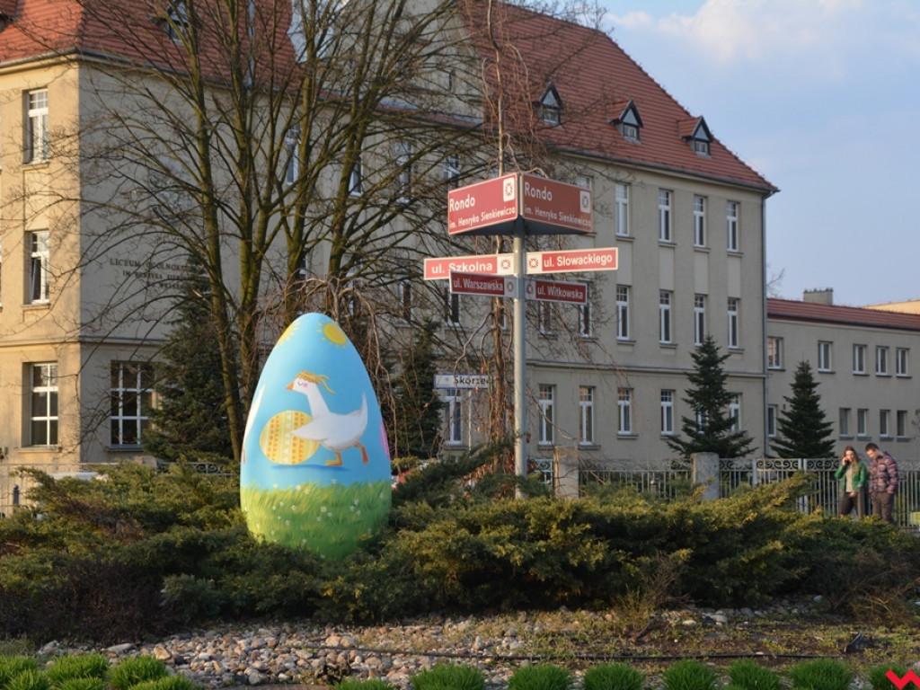 Obsypało pisankami. Wielkanocne dekoracje wróciły na ulice Wrześni