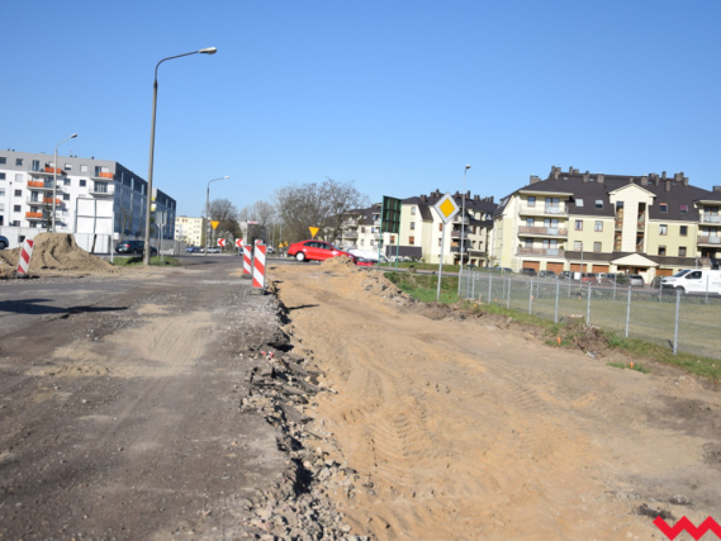 Na wschodniej rubieży Wrześni powstaje obwodnica. Na razie bez utrudnień w ruchu drogowym