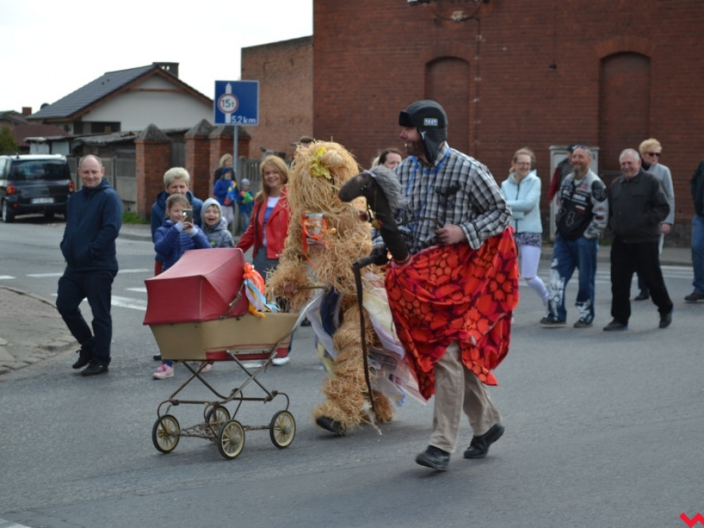 Harce z niedźwiedziami na ulicach Czerniejewa. Przebierańcy przywitali wiosnę