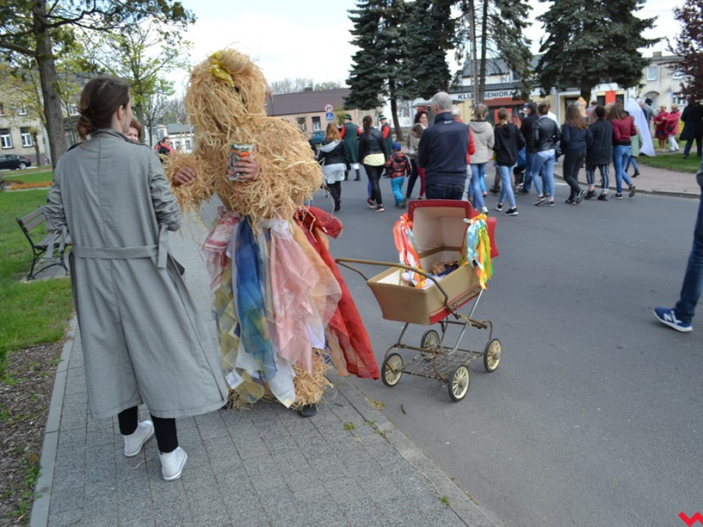 Harce z niedźwiedziami na ulicach Czerniejewa. Przebierańcy przywitali wiosnę