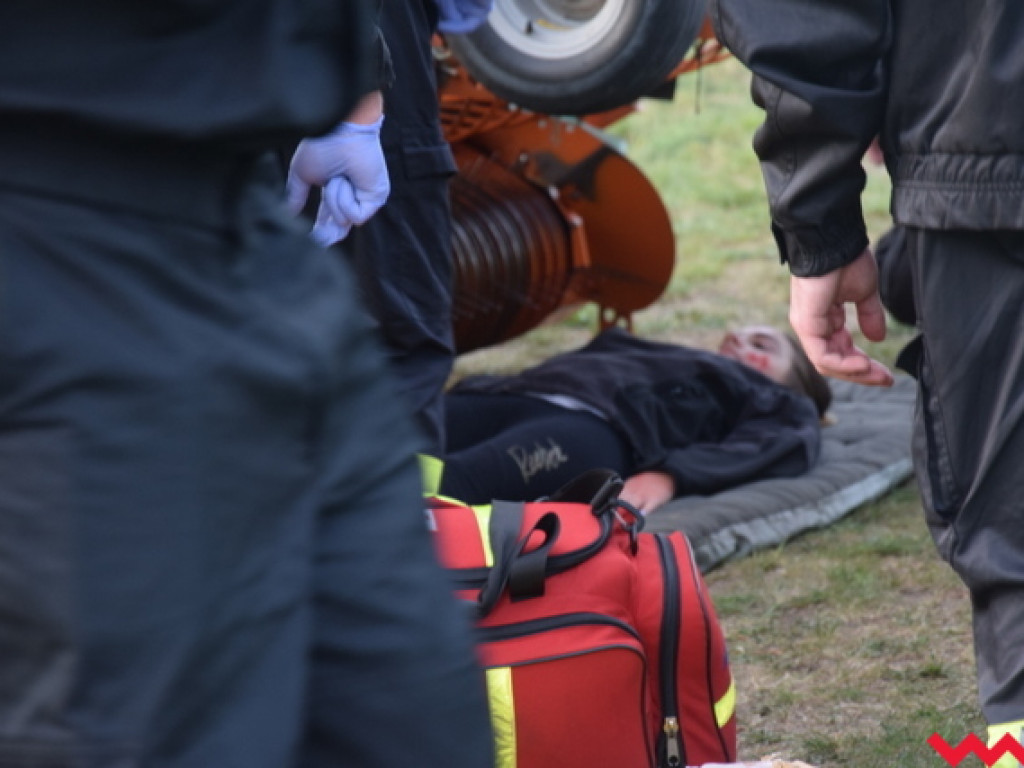 Wielkie manewry w Kołaczkowie. Strażacy szlifowali procedury medyczne i wspinaczkę