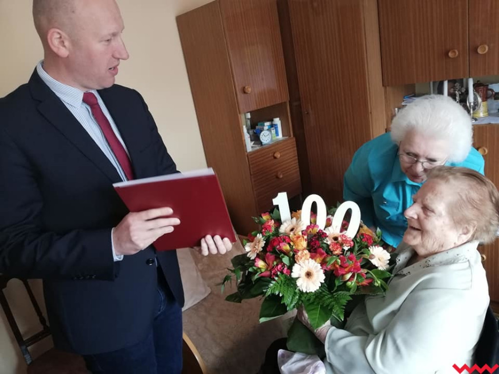 Setne urodziny mieszkanki Orzechowa