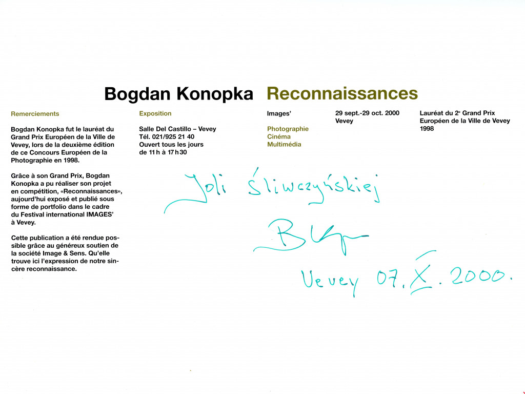Bogdan Konopka – fotograf wielkiego formatu. Historia przyjaźni i jednej fotografii