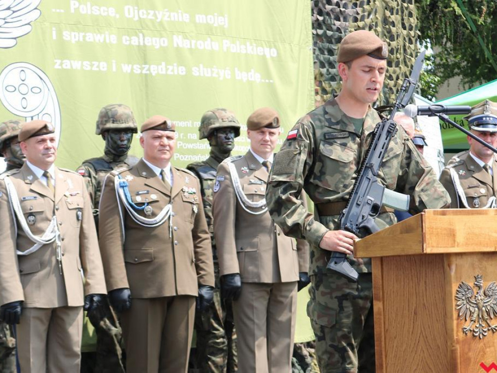 Przysięga terytorialsów w Śremie. Brygada ma już ponad 1000 żołnierzy!