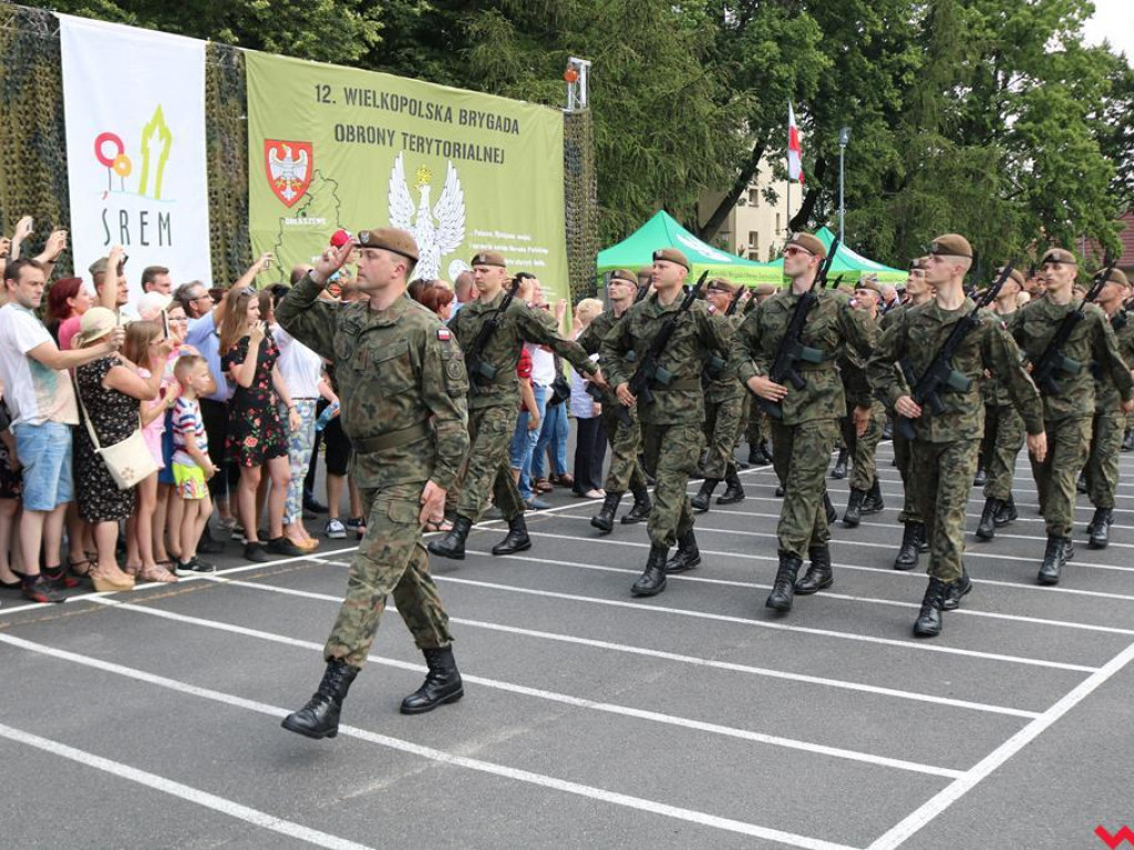 Przysięga terytorialsów w Śremie. Brygada ma już ponad 1000 żołnierzy!