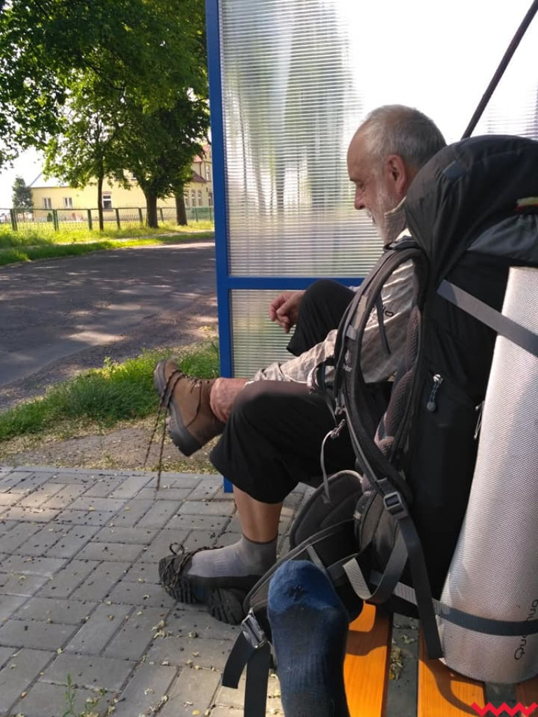 Wędrówka do Jerozolimy przerwana. Pielgrzym trafił do szpitala