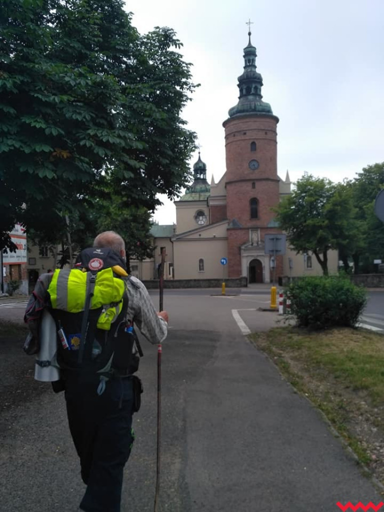 Wędrówka do Jerozolimy przerwana. Pielgrzym trafił do szpitala