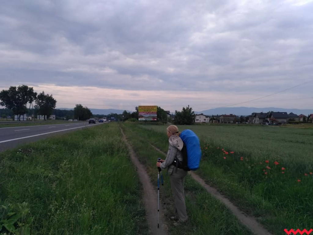 Wędrówka do Jerozolimy przerwana. Pielgrzym trafił do szpitala