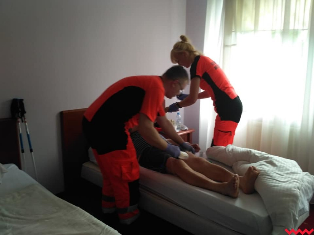 Wędrówka do Jerozolimy przerwana. Pielgrzym trafił do szpitala