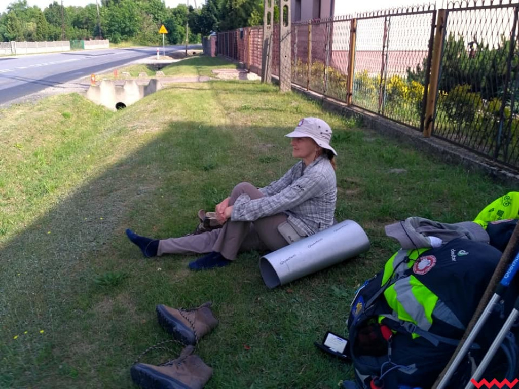 Wędrówka do Jerozolimy przerwana. Pielgrzym trafił do szpitala