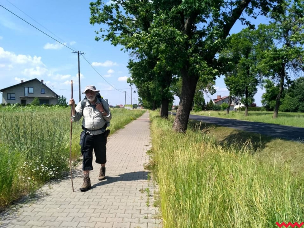 Wędrówka do Jerozolimy przerwana. Pielgrzym trafił do szpitala