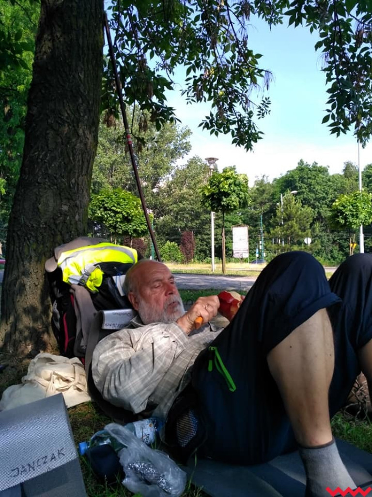 Wędrówka do Jerozolimy przerwana. Pielgrzym trafił do szpitala