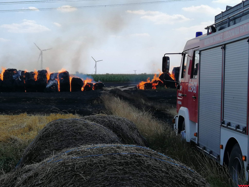 Kolejne pożary. Tym razem strażacy walczyli  z ogniem m.in. w Kaczanowie i Nekielce