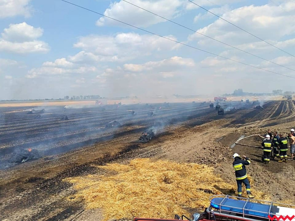 Kolejne pożary. Tym razem strażacy walczyli  z ogniem m.in. w Kaczanowie i Nekielce