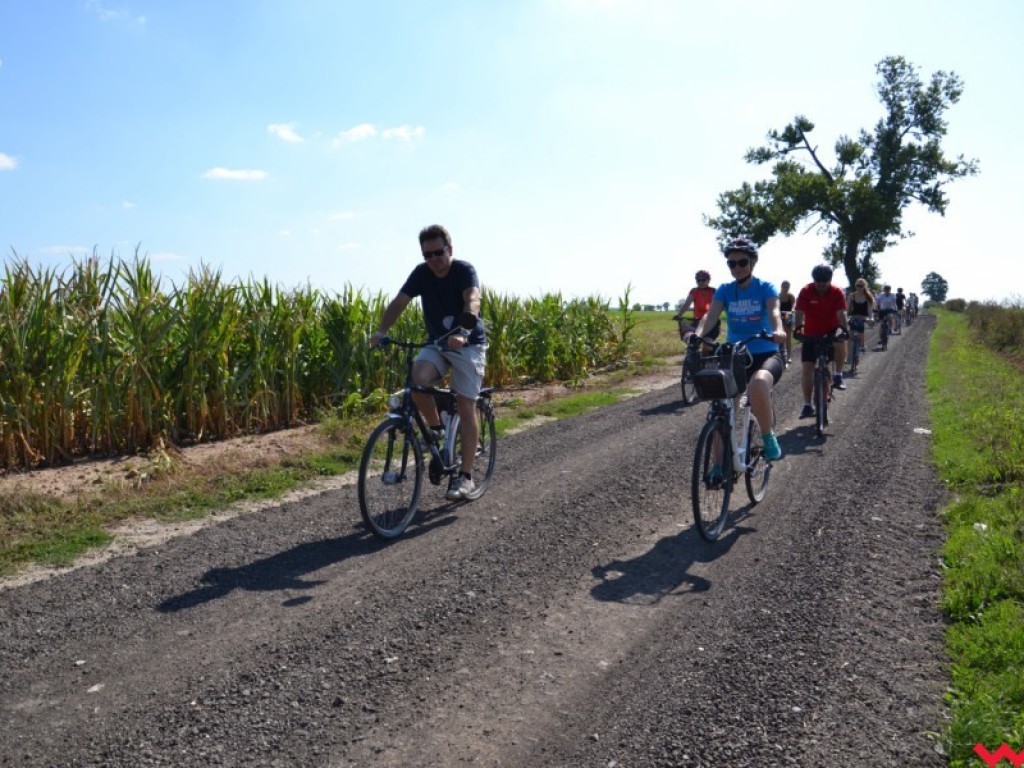 Przejażdżka rowerowa z Wrześni do Barda zakończyła się piknikiem