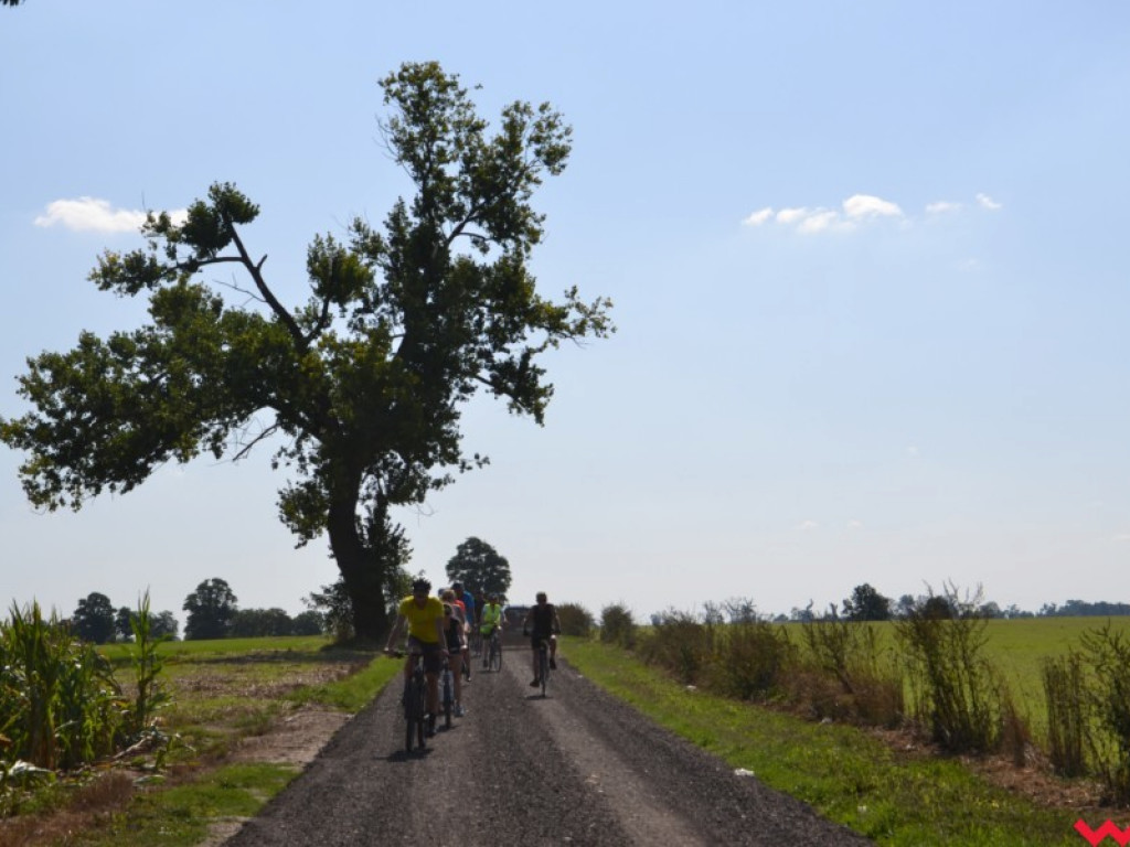 Przejażdżka rowerowa z Wrześni do Barda zakończyła się piknikiem