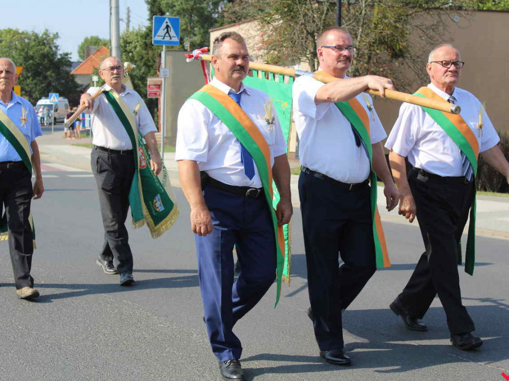 Rolnicy i działacze odznaczeni podczas święta plonów. Dożynki powiatowe w skwarze