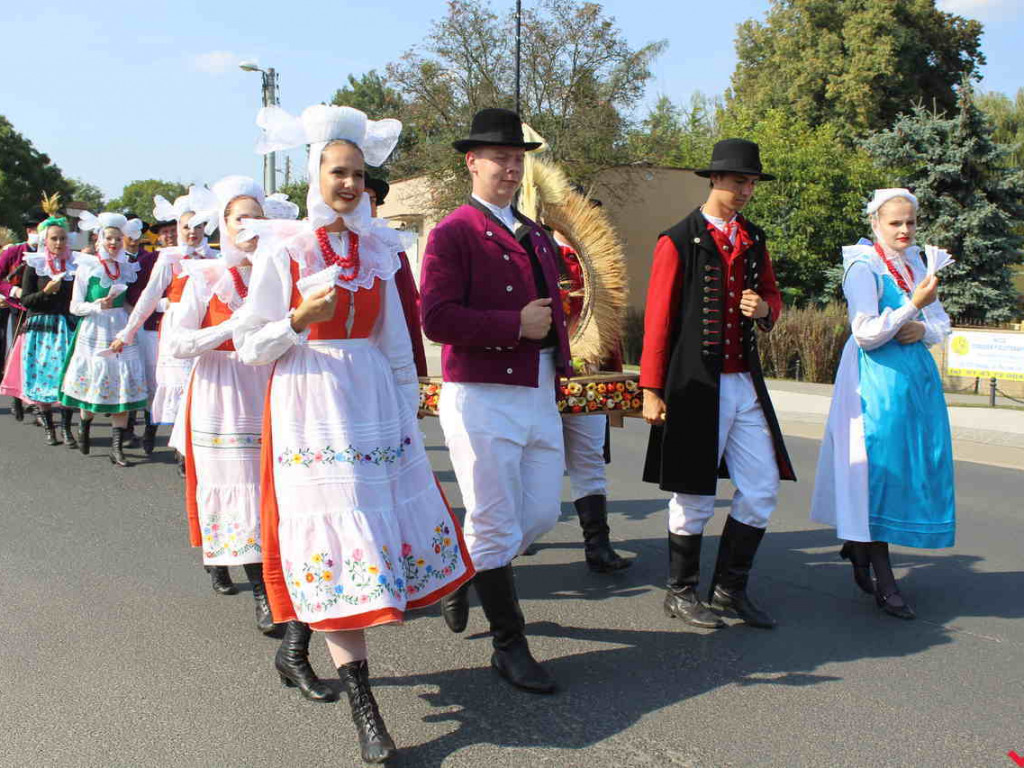 Rolnicy i działacze odznaczeni podczas święta plonów. Dożynki powiatowe w skwarze