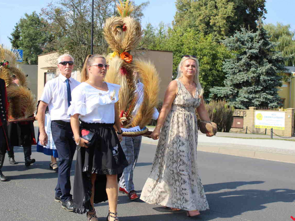 Rolnicy i działacze odznaczeni podczas święta plonów. Dożynki powiatowe w skwarze