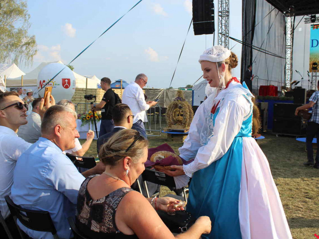 Rolnicy i działacze odznaczeni podczas święta plonów. Dożynki powiatowe w skwarze