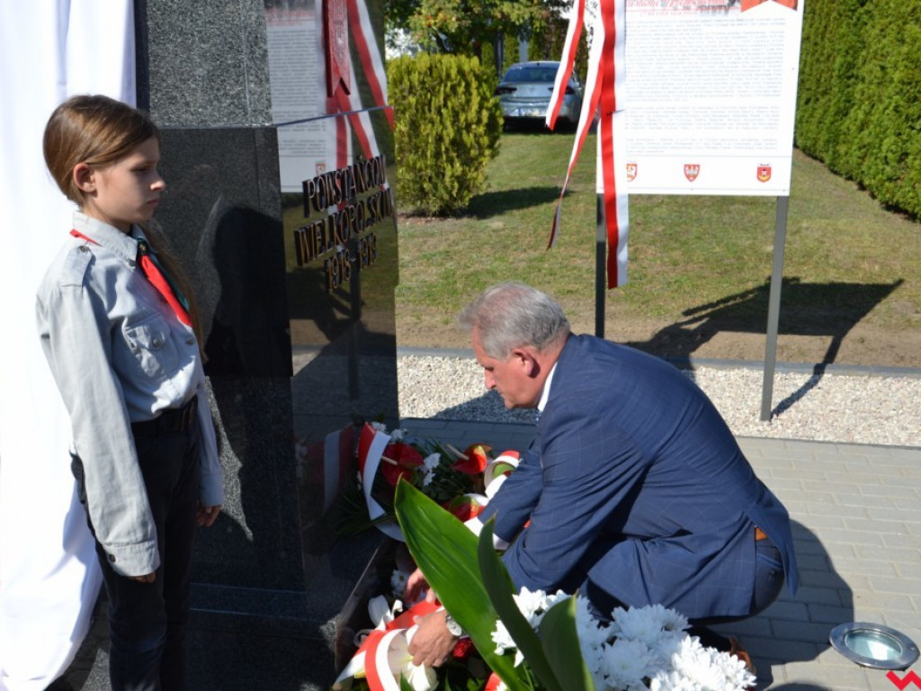 Odsłonięto pomnik ku czci Powstańców Wielkopolskich