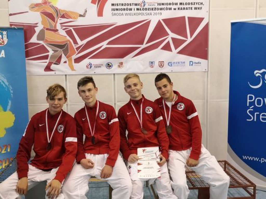 Cztery medale zawodników Wrzesińskiego Klubu Karate w pierwszym powakacyjnym starcie