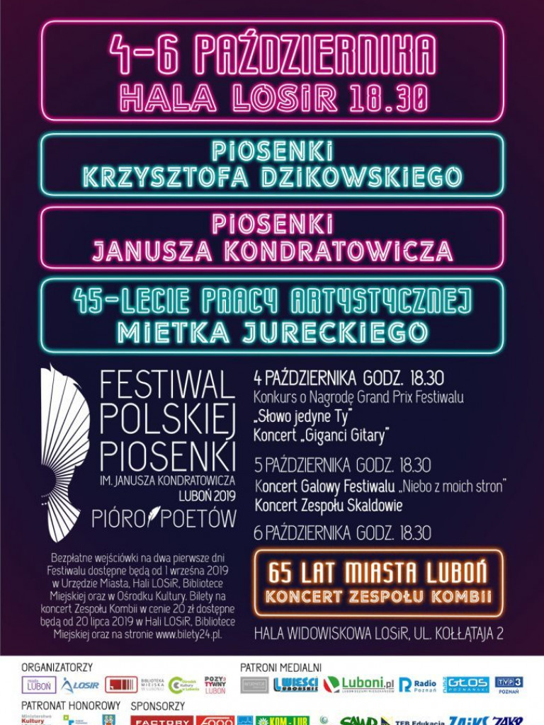 Wielki Festiwal Polskiej Piosenki w Luboniu z wrzesińskimi akcentami