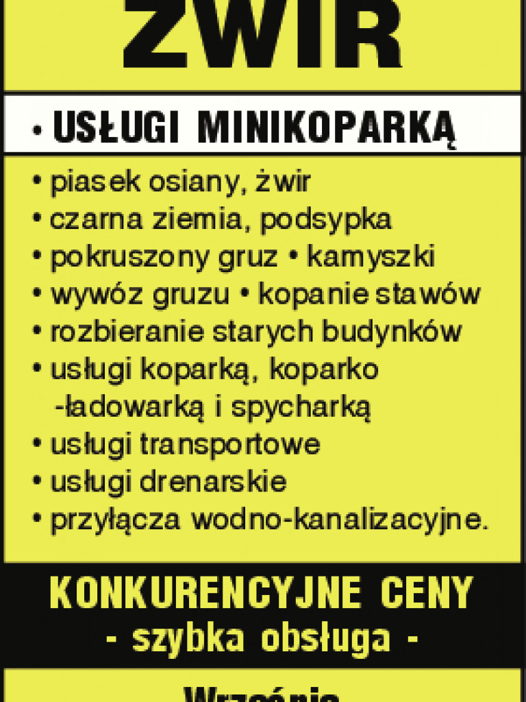 Reklamy z gazety - inne