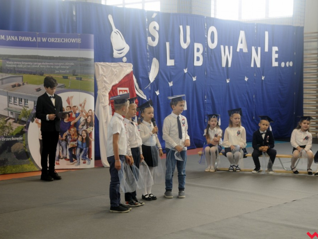 Ślubowanie pierwszaków w Orzechowie. Zobacz zdjęcia