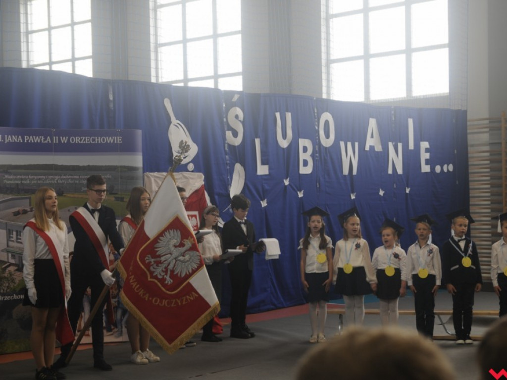 Ślubowanie pierwszaków w Orzechowie. Zobacz zdjęcia
