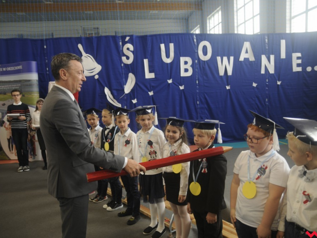 Ślubowanie pierwszaków w Orzechowie. Zobacz zdjęcia
