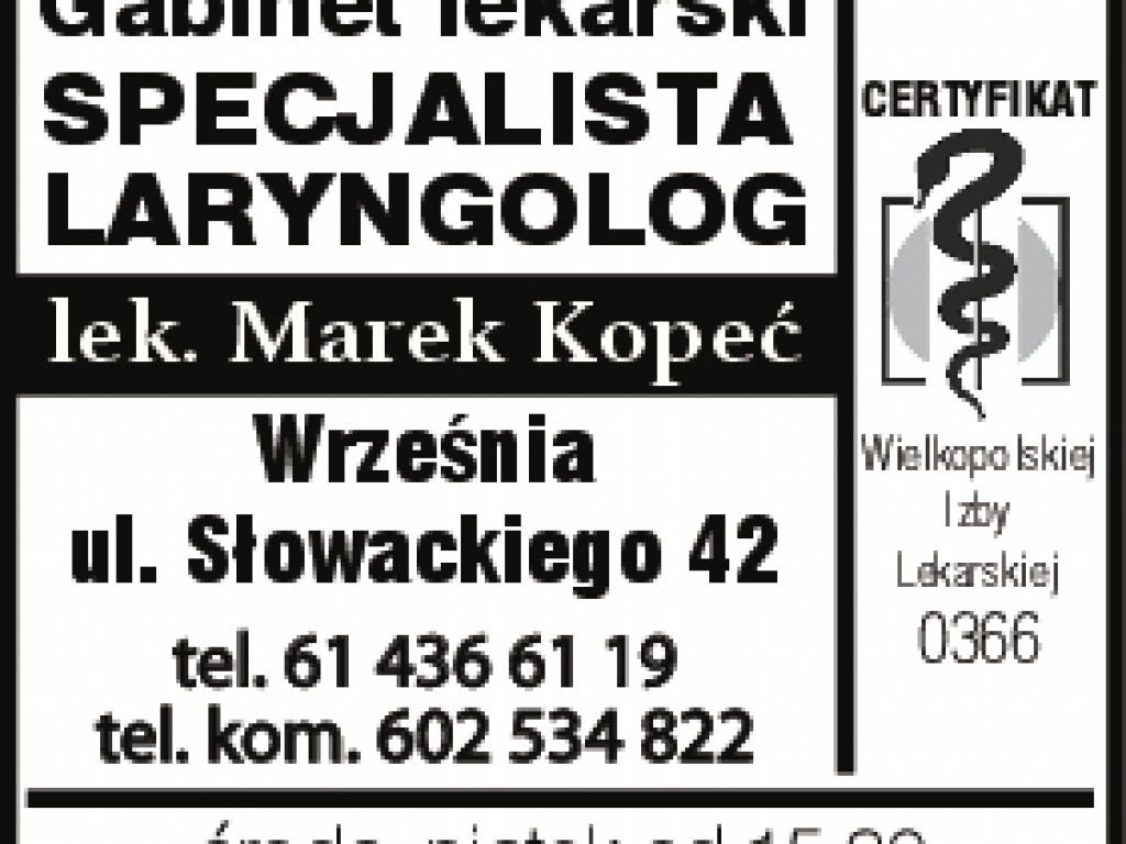 Reklamy z gazety - zdrowie