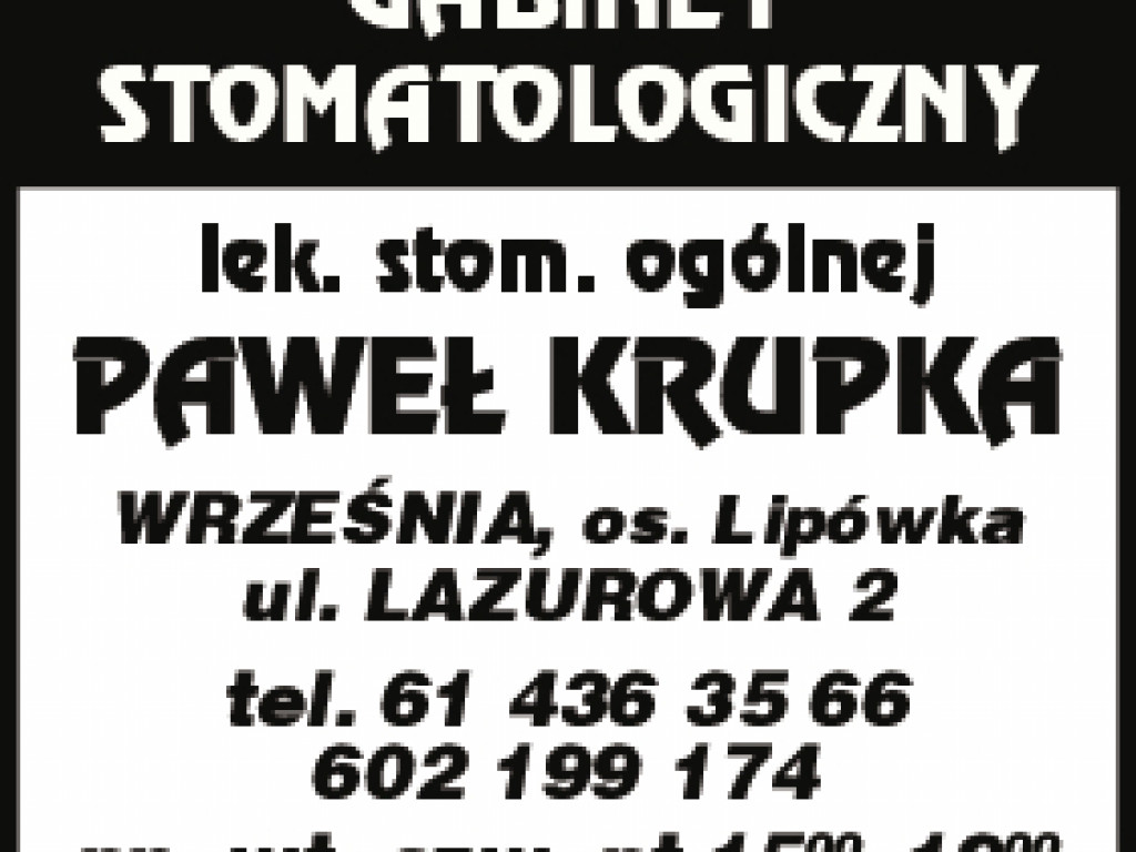Reklamy z gazety - zdrowie