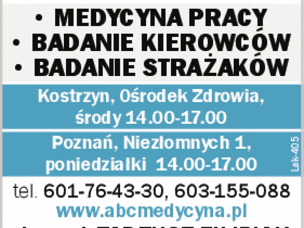 Reklamy z gazety - zdrowie