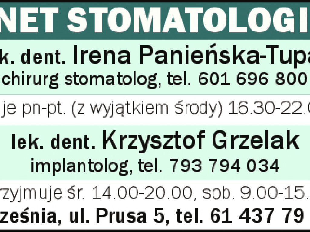 Reklamy z gazety - zdrowie