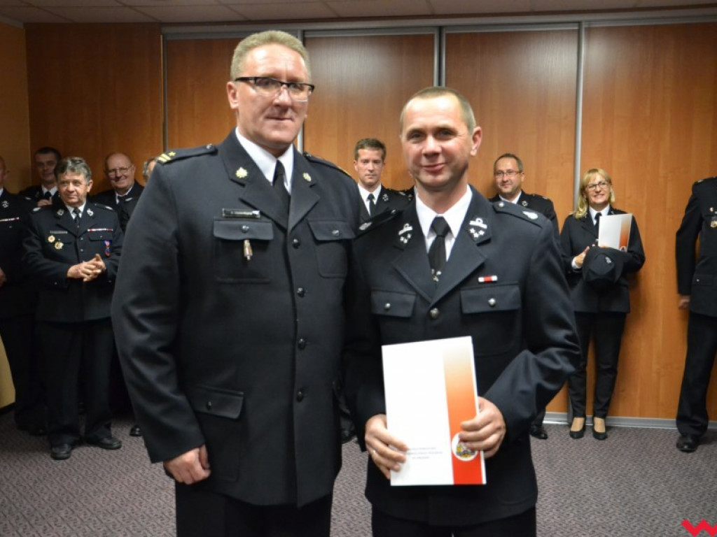 Strażacy ochotnicy z powiatu wrzesińskiego odebrali „5000+”