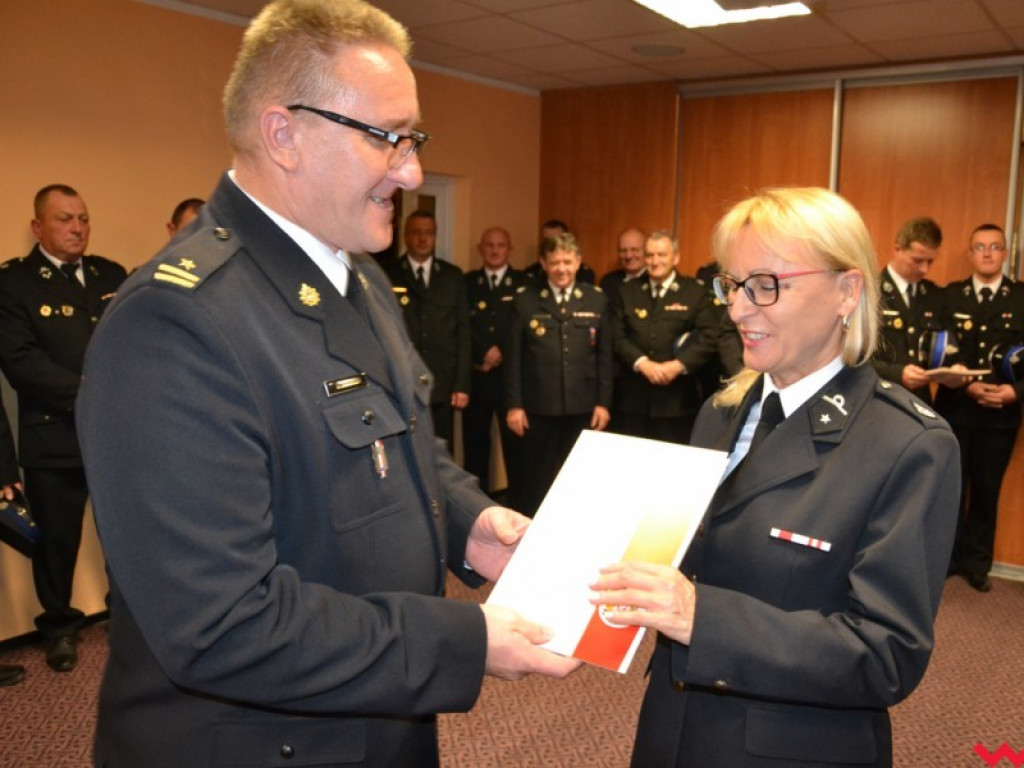 Strażacy ochotnicy z powiatu wrzesińskiego odebrali „5000+”