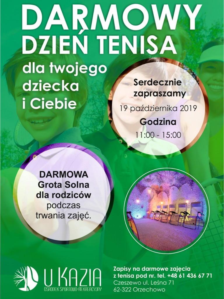 Darmowy dzień tenisa w ośrodku 
