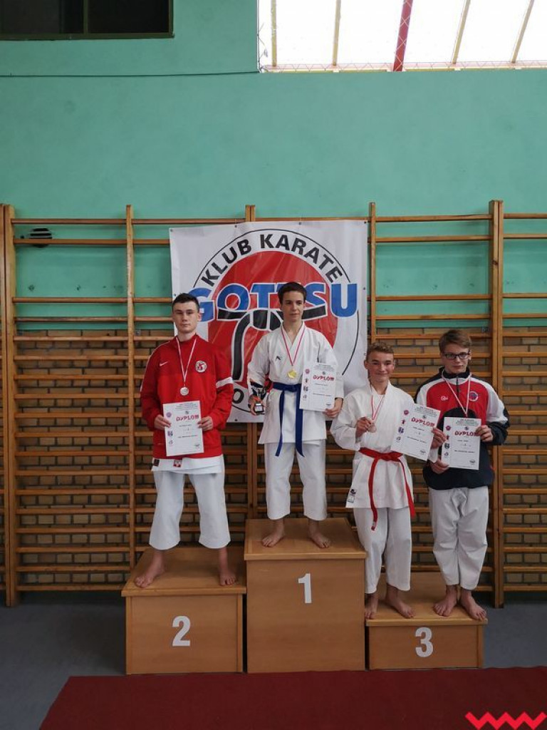 Kolejny dobry występ zawodników Wrzesińskiego Klubu Karate
