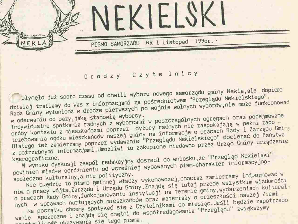 Lokalna historia na kartach miesięcznika samorządowego. To powrót do przeszłości